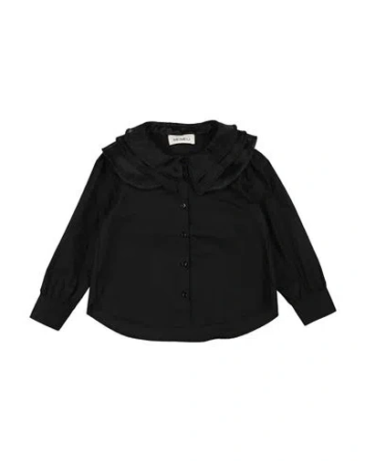 Meimeij Babies'  Toddler Girl Shirt Black Size 6 Cotton, Polyester
