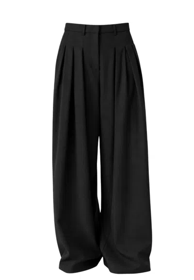 Meimeij Trousers  In Black