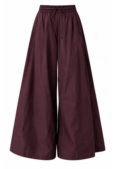 Meimeij Trousers  In Burgundy