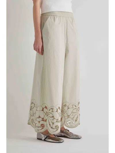Meimeij Trousers In White