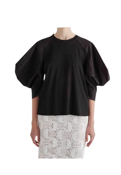Meimeij T-shirt Half Sleeve Woman  A Balloon In Black