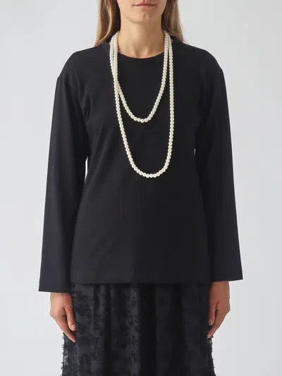 Meimeij Long-sleeve T-shirt In Black