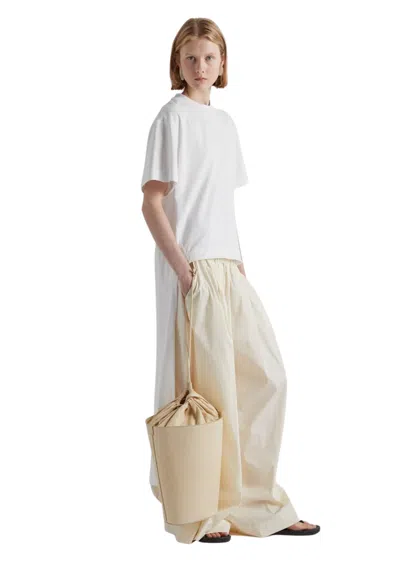 Meimeij T-shirt Woman  Long Back In White