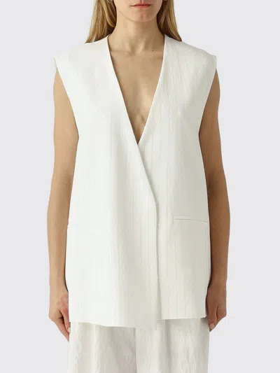 Meimeij Waistcoat Woman  In White