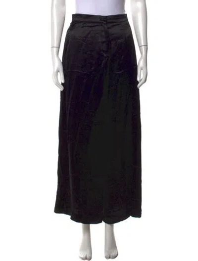 Pre-owned Meimeij Wide Leg Pants In Black