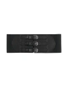 Meimeij Woman Belt Black Size M/l Leather In Black