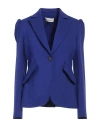 Meimeij Woman Blazer Purple Size 4 Viscose, Polyamide, Elastane