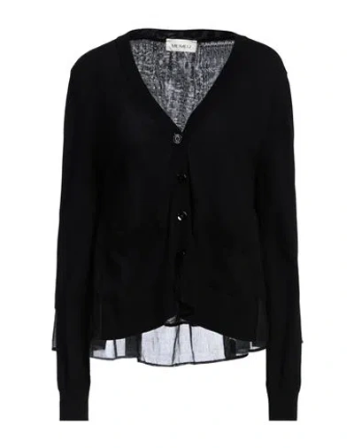 Meimeij Woman Cardigan Black Size 4 Cotton
