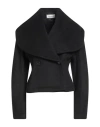 Meimeij Woman Jacket Black Size 4 Polyester, Cotton