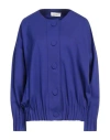 Meimeij Woman Jacket Purple Size 4 Viscose, Polyamide, Elastane