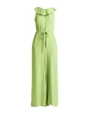 Meimeij Woman Jumpsuit Green Size 2 Acetate, Silk