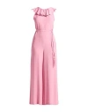 Meimeij Woman Jumpsuit Pink Size 0 Acetate, Silk