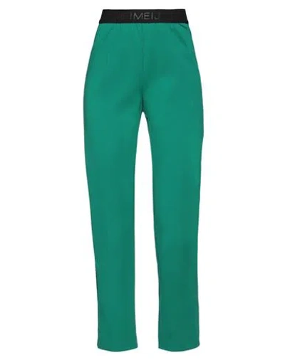 Meimeij Woman Leggings Green Size 0 Viscose, Polyamide, Elastane