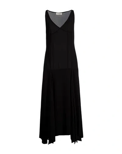 Meimeij Woman Maxi Dress Black Size 4 Polyester