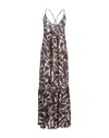 Meimeij Long Dresses In Brown