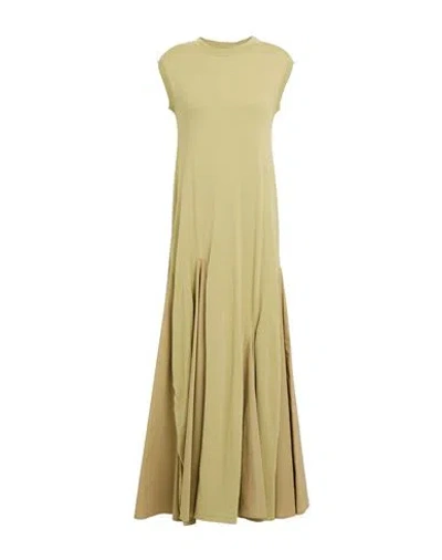 Meimeij Woman Maxi Dress Light Green Size 4 Cotton