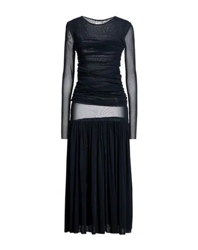 Meimeij Woman Maxi Dress Midnight Blue Size 4 Polyamide