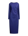 Meimeij Woman Maxi Dress Purple Size 6 Polyester, Elastane