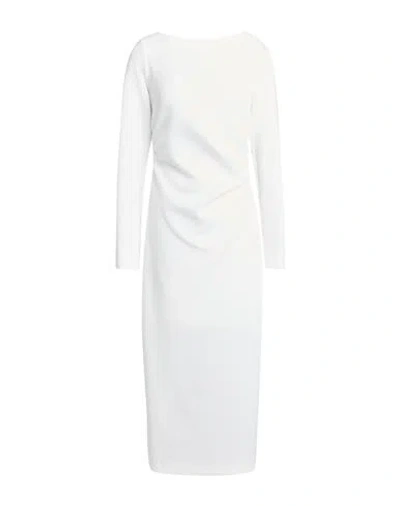 Meimeij Woman Maxi Dress White Size 0 Polyester, Elastane
