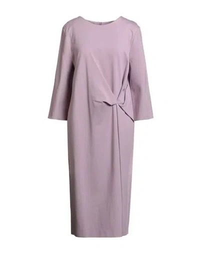 Meimeij Woman Midi Dress Antique Rose Size 10 Viscose, Polyamide, Elastane In Purple