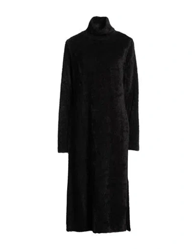 Meimeij Woman Midi Dress Black Size 8 Polyester, Polyacrylic In Black