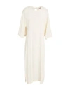 Meimeij Woman Midi Dress Cream Size 10 Acetate, Viscose, Elastane In Neutral