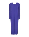 Meimeij Woman Midi Dress Purple Size 4 Polyester, Elastane, Acetate In Purple