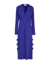Meimeij Woman Midi Dress Purple Size 4 Viscose, Polyamide, Elastane