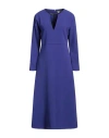Meimeij Woman Midi Dress Purple Size 6 Polyester, Elastane