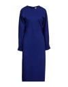 MEIMEIJ MEIMEIJ WOMAN MIDI DRESS PURPLE SIZE 6 VISCOSE, POLYAMIDE, ELASTANE