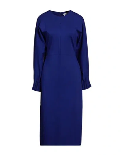 Meimeij Woman Midi Dress Purple Size 10 Viscose, Polyamide, Elastane