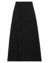 Meimeij Woman Midi Skirt Black Size 6 Viscose, Polyamide, Elastane In Black