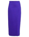 Meimeij Woman Midi Skirt Bright Blue Size 2 Viscose, Polyamide, Elastane