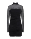 Meimeij Woman Mini Dress Black Size 4 Polyamide