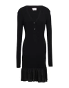 Meimeij Woman Mini Dress Black Size 4 Viscose, Polyester In Black
