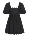 Meimeij Woman Mini Dress Black Size 6 Cotton