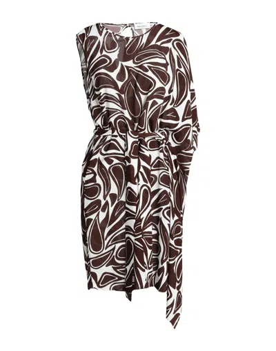Meimeij Short Dresses In Brown