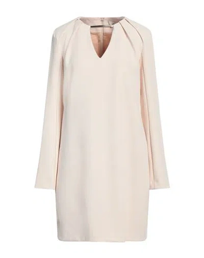 Meimeij Woman Mini Dress Ivory Size 8 Polyester, Elastane, Acetate In White
