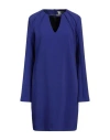 Meimeij Woman Mini Dress Purple Size 6 Polyester, Elastane, Acetate In Purple