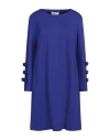 Meimeij Woman Mini Dress Purple Size 8 Viscose, Polyamide, Elastane, Acetate