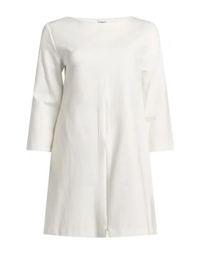 Meimeij Woman Mini Dress White Size 6 Viscose, Polyamide, Elastane