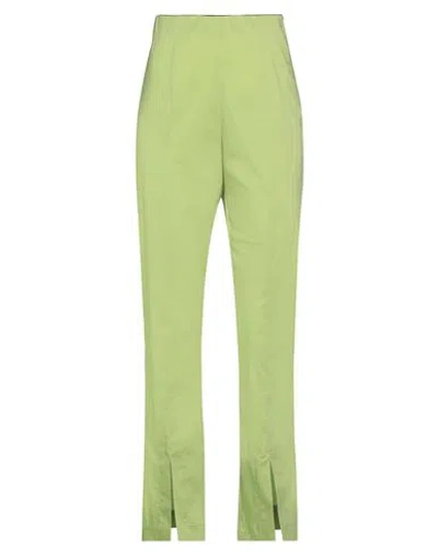 Meimeij Woman Pants Lime Green Size 6 Cotton, Polyamide, Elastane