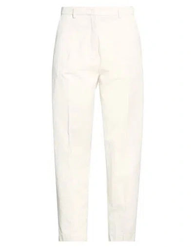 Meimeij Woman Pants Beige Size 4 Cotton, Polyester, Polyamide, Acetate, Elastane In Neutral