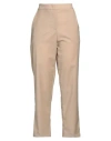 Meimeij Woman Pants Beige Size 8 Polyester, Wool, Elastane, Acetate