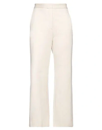 Meimeij Woman Pants Beige Size 4 Viscose, Polyamide, Elastane, Acetate