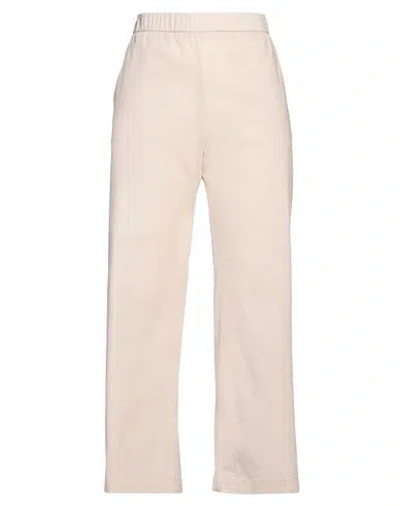 Meimeij Woman Pants Beige Size 4 Cotton, Polyamide, Elastane