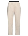 Meimeij Woman Pants Beige Size 4 Cotton, Polyamide, Elastane