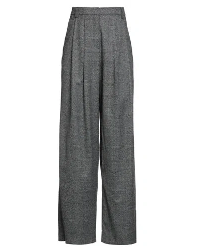 Meimeij Woman Pants Black Size 0 Polyester, Viscose, Elastane, Cotton