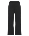 Meimeij Woman Pants Black Size 4 Cotton, Polyamide, Elastane, Polyester
