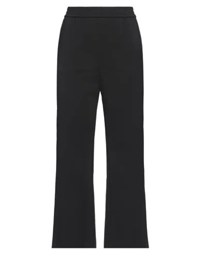 Meimeij Woman Pants Black Size 4 Cotton, Polyamide, Elastane, Polyester In Black